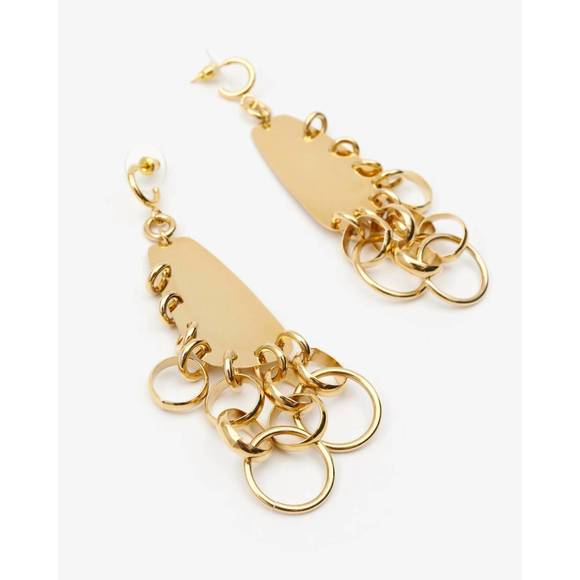 NEW ISABEL MARANT about a girl earrings in yellow gold - Picture 1 of 2